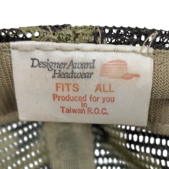 Vintage Aim For Profits Mesh Camo Hat Cap Trucker Adjustable *READ - Picture 8 of 11